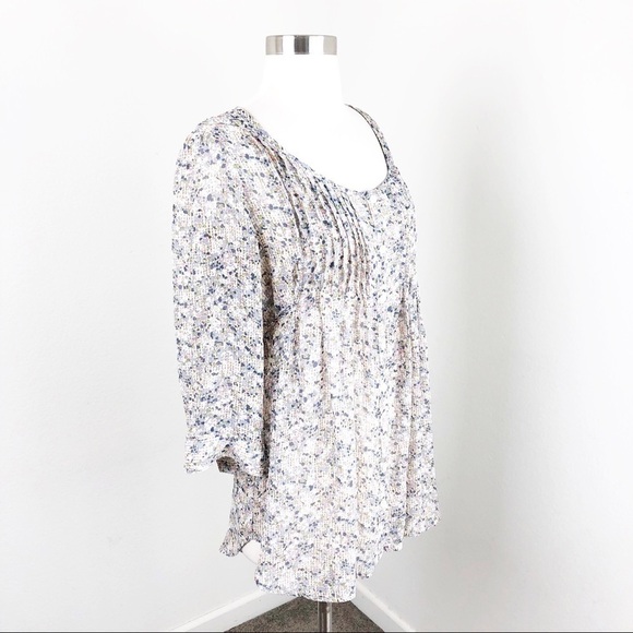 Xhilaration multicolored printed tie back top - Picture 3 of 7